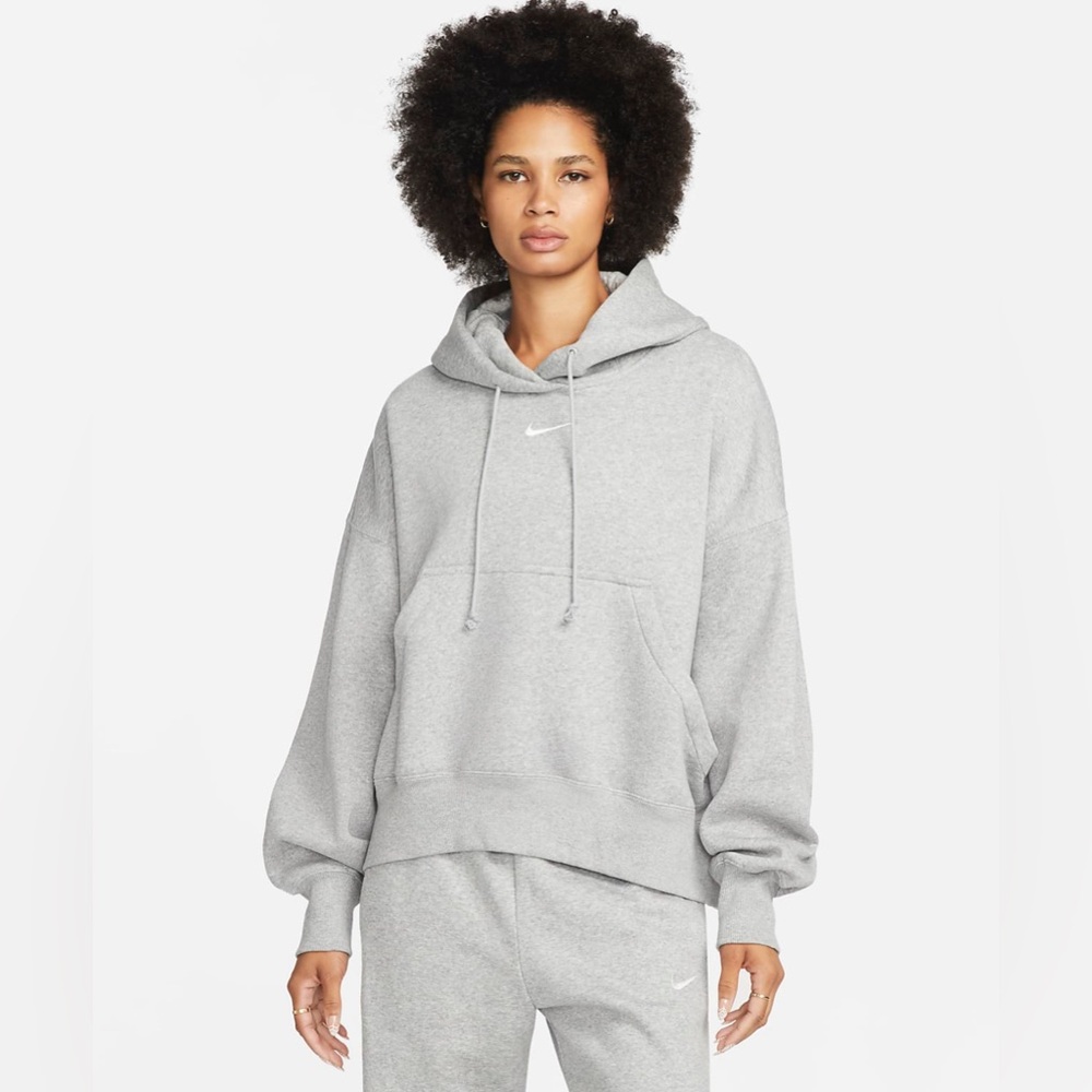 Nike Women’s size small Heather Gray oversized  sweatshirt